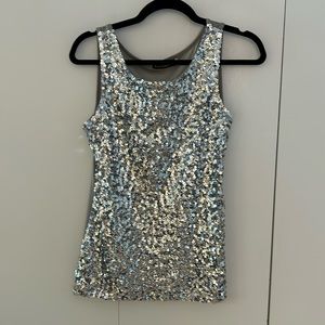 Sequin tank top